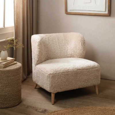 Dunelm cream teddy chair hot sale