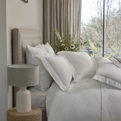 Camber Ceramic Bottle Table Lamp — Small Lighting The White Company UK