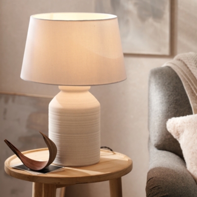 Camber Ceramic Bottle Table Lamp