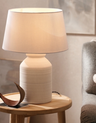 Camber Ceramic Bottle Table Lamp
