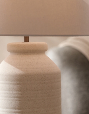 Camber Ceramic Bottle Table Lamp