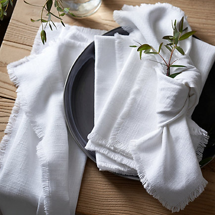 Rustic Linen Napkins – Set of 4 | Table Linen & Accessories | The