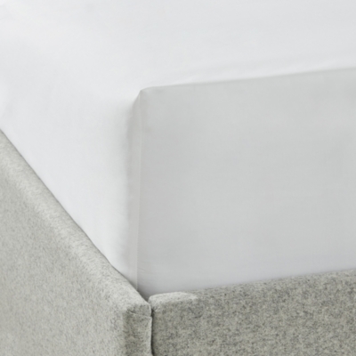 Camborne Fitted Sheet Camborne Bed Linen Collection The White