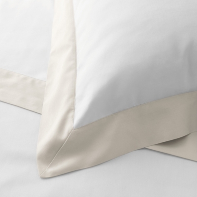 Camborne Oxford Pillowcase with Border Single Camborne Bed Linen