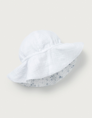Camille Organic Crinkle Cotton Hat (0–6yrs)