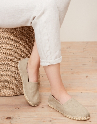 White company store espadrilles