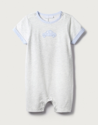 Baby 1st Birthday Outfit Set - Race Car Romper & Hat With Medal & Flags, 100% Cotton, Sizes 9-24 Months
