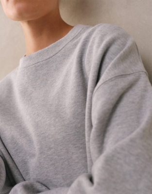 Carbon Finish Oversized Sweatshirt