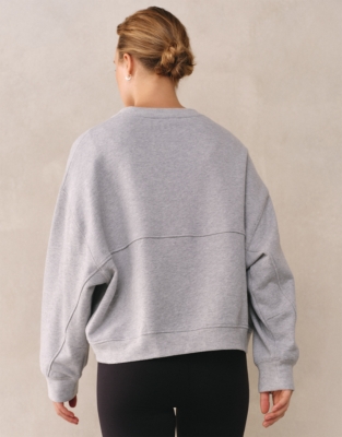 Carbon Finish Oversized Sweatshirt