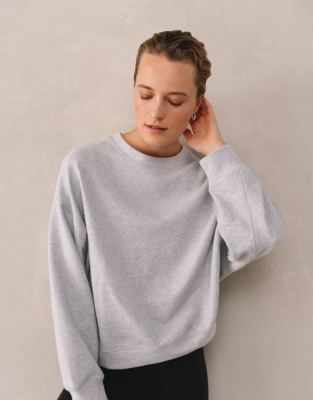 Carbon Finish Oversized Sweatshirt