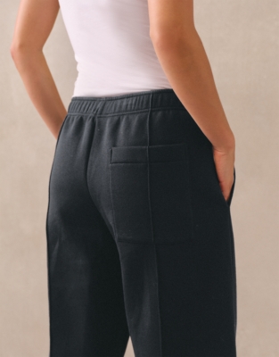Carbon Finish Wide Leg Trouser