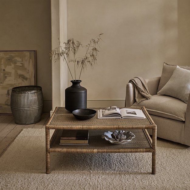 Cartmel Rattan Coffee Table | Coffee & Side Tables | The White Company