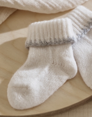 White company sale baby socks