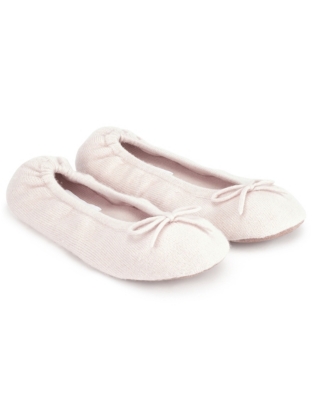 cashmere ballet slippers