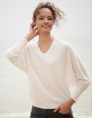 Cashmere Batwing Sweater