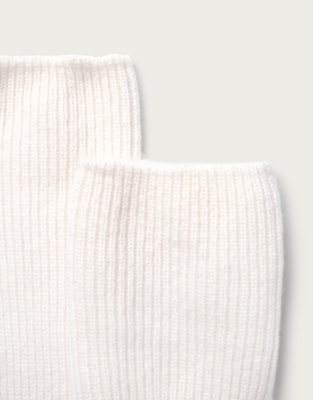 Cashmere Bed Socks - Ivory