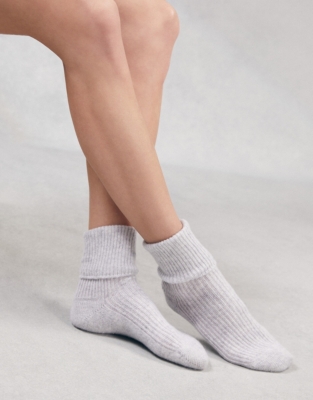 Cashmere Bed Socks Nightwear The White Company UK