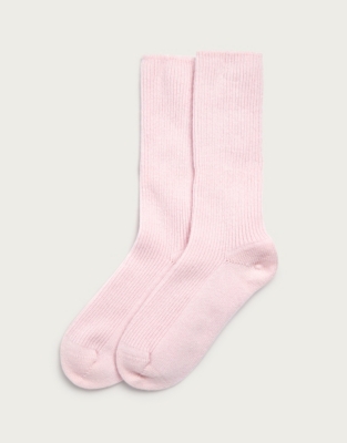 Cashmere Bed Socks | Nightwear | The White Company UK