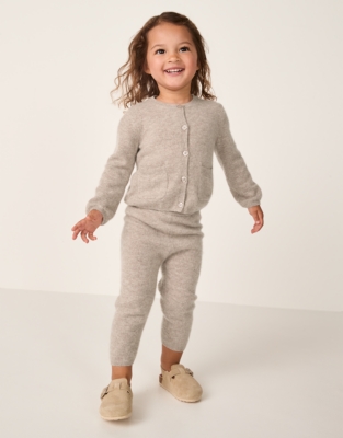 Cashmere Cardigan & Leggings Set (0–24mths)