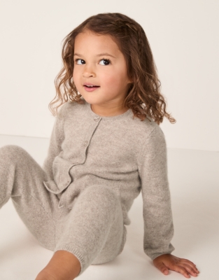 Cashmere Cardigan & Leggings Set (0–24mths)