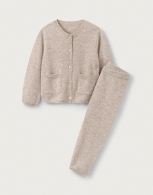 Cashmere Cardigan & Leggings Set (0–24mths)