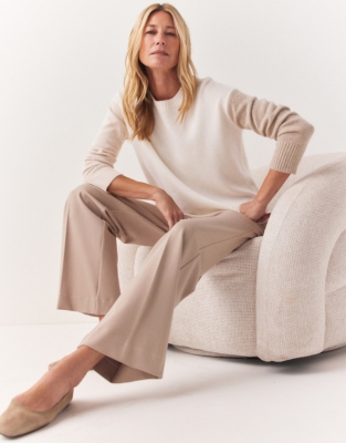 Cashmere Colourblock Sleeve Jumper