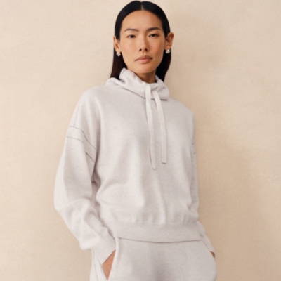 Cashmere Contrast Stitch Detail Jumper