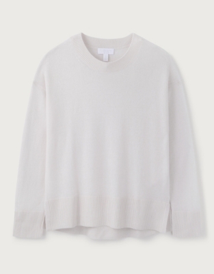 White company hot sale cashmere jumper