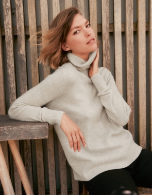 Cashmere jumper white on sale company