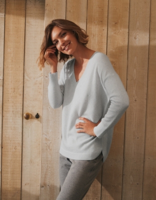 White cashmere jumper uk sale