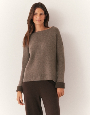 Cashmere Double Faced Sweater