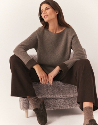 Cashmere Double Faced Sweater