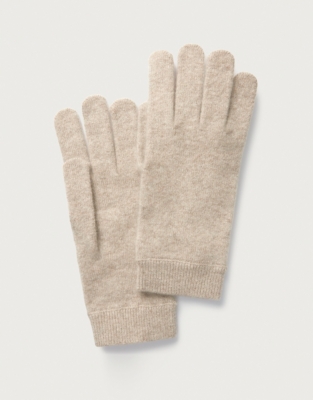 Cashmere Essential Gloves - Camel Marl