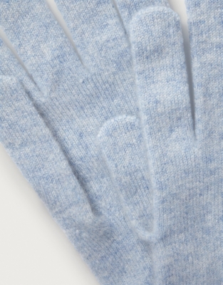 Cashmere Essential Gloves - Pastel Blue