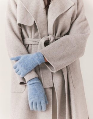 Cashmere Essential Gloves - Pastel Blue