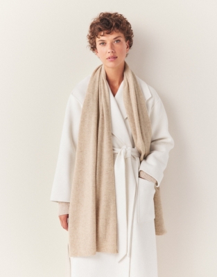 Cashmere Essential Scarf - Camel Marl