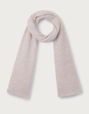 Cashmere Essential Scarf - Pale Grey Marl