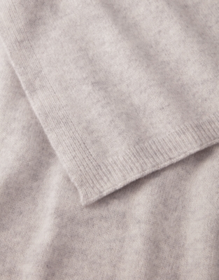 Cashmere Essential Scarf - Pale Grey Marl