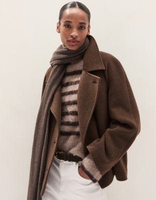 Cashmere Essential Scarf - Milk Chocolate Marl