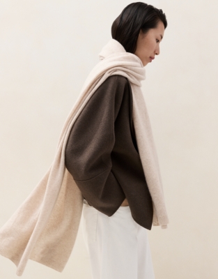 Cashmere Essential Scarf - Natural Marl