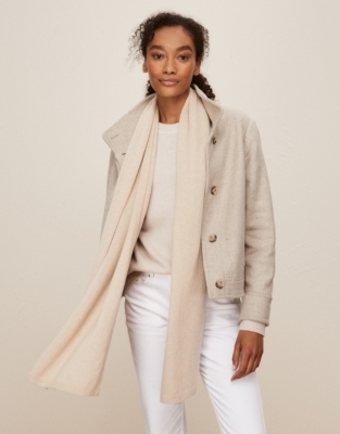 The white store company cashmere scarf