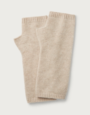 Cashmere Essential Wristwarmer - Natural Marl