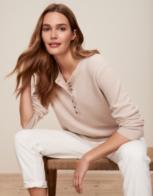 Cashmere 2025 henley womens