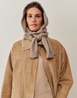 Cashmere Hooded Scarf