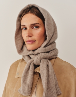 Cashmere Hooded Scarf