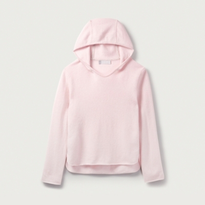 pink cashmere hoodie