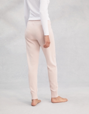 white company cashmere joggers