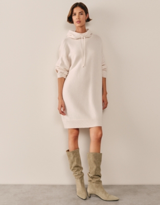 Cashmere Knitted Hooded Dress