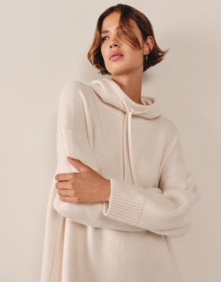 Cashmere Knitted Hooded Dress