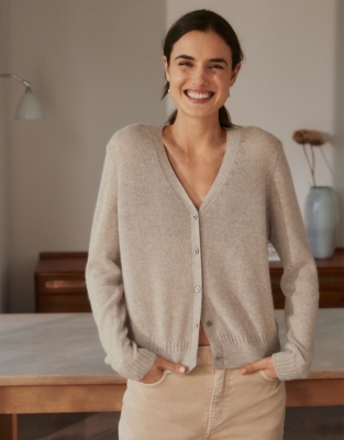 Cashmere Layering Cardigan | All Clothing Sale | The White Company US